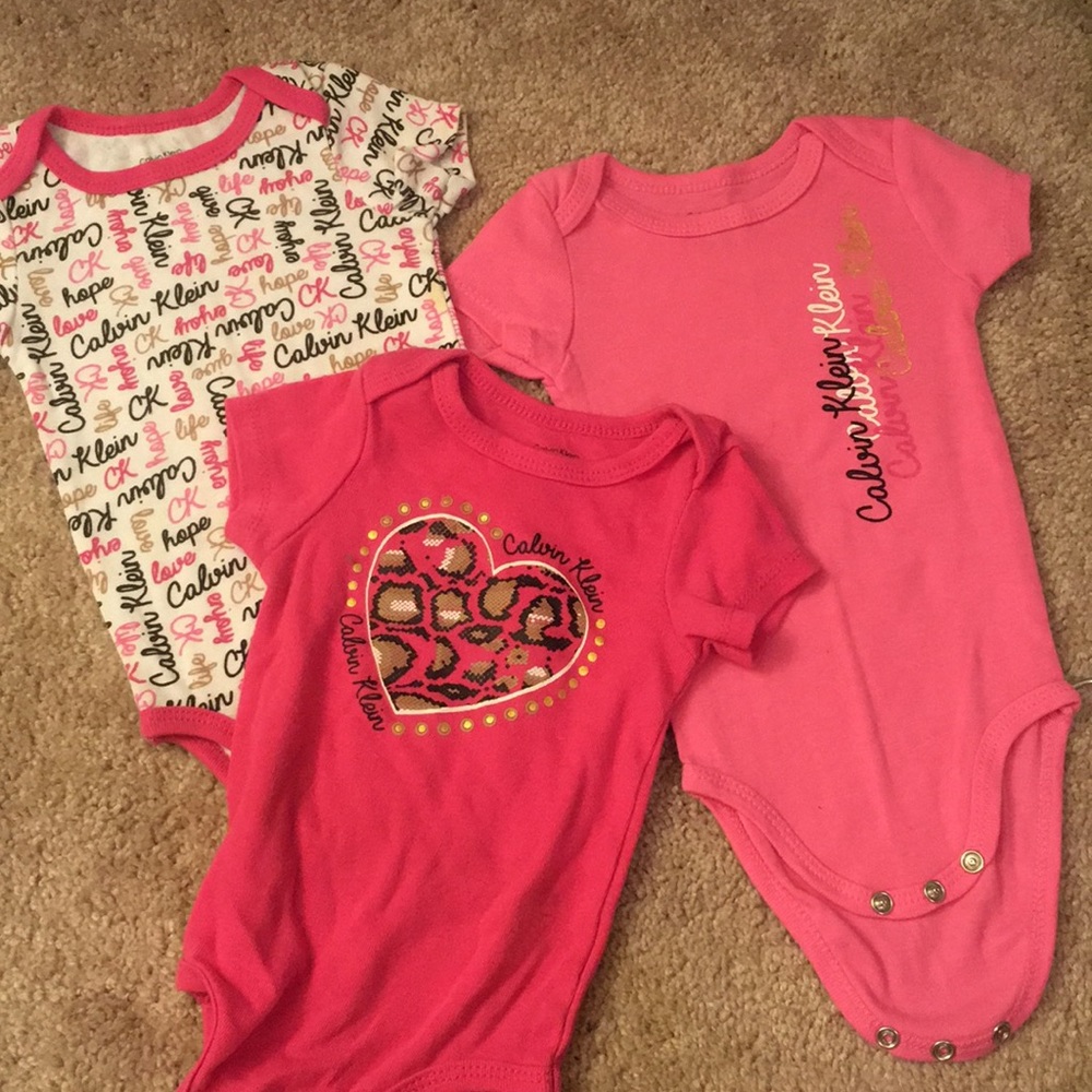Pack of 3 Calvin Klein onesies